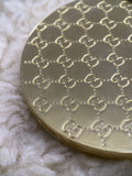 Authentic GUCCI Monogram Logo Golden Metal Beauty Compact Mirror – New with Box (VIP Gift)