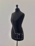 CHANEL Black & White Tweed Makeup Shoulder Bag New / Box & Dust Bag (VIP Gift)