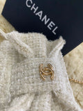 CHANEL Ivory White Tweed Makeup Shoulder New WITH Box (VIP Gift)