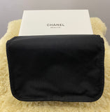 CHANEL Beauty Large Black Hanging Cosmetic Case with Box (VIP Gift)