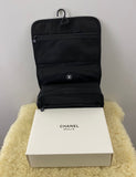 CHANEL Beauty Large Black Hanging Cosmetic Case with Box (VIP Gift)