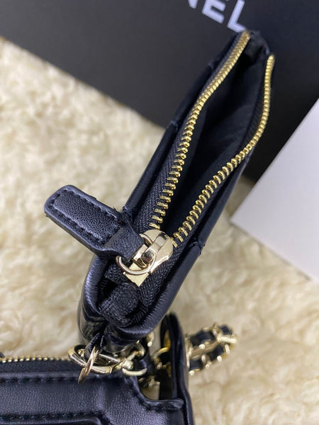 CHANEL Beauty Cosmetic Case Set (VIP Gift) – Black & Gold Hardware