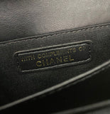 CHANEL Beauty Black Matelasse Quilted Cosmetic Case with Box (VIP Gift)