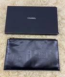 CHANEL Black Cosmetic Pouch – Limited Edition VIP Gift (with Box)