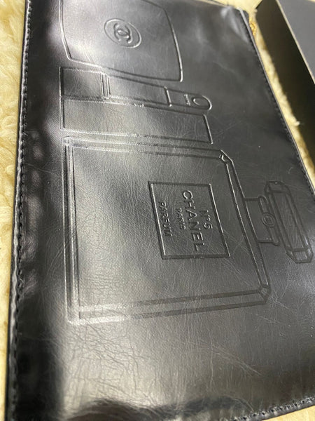 CHANEL Black Cosmetic Pouch – Limited Edition VIP Gift (with Box)