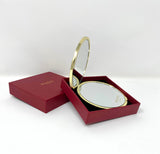 GUCCI Monogram Logo Golden Metal Beauty Compact Mirror – New with Box (VIP Gift)