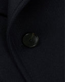 Hugo Boss Hyde Slim-fit Navy Double-breasted Wool Peacoat