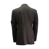 Pierre Balmain Brown Super 150s Wool and Silk Blazer Made in Italy