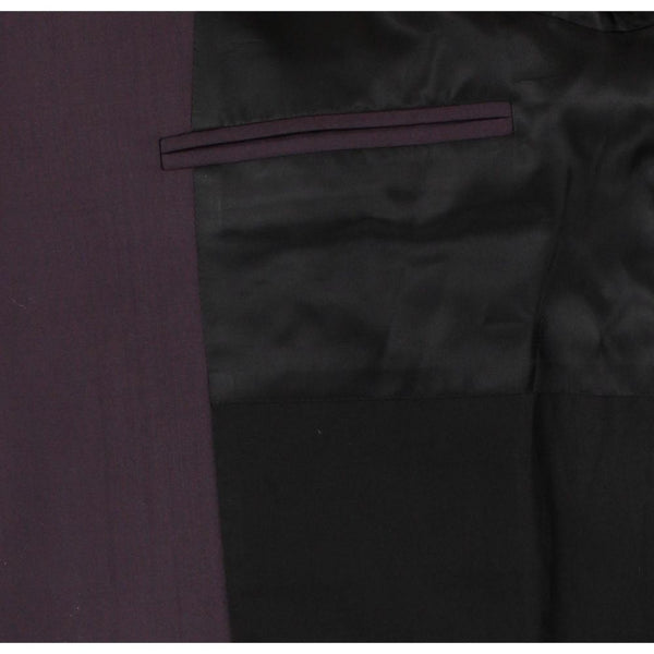 Maison Margiela Purple Slim Fit Wool Two Piece Suit