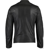 Diesel L-quad Black Sheepskin Leather Jacket