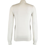 Marc Jacobs Men's Cream 100% Silk Roll Neck Jumper Made In Italy