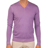 Prada Purple Cashmere Silk Blends Knitwear Made in Italy