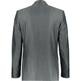 Versace Collection Shark Grey Slim Fit Wool Blend Two Piece Suit