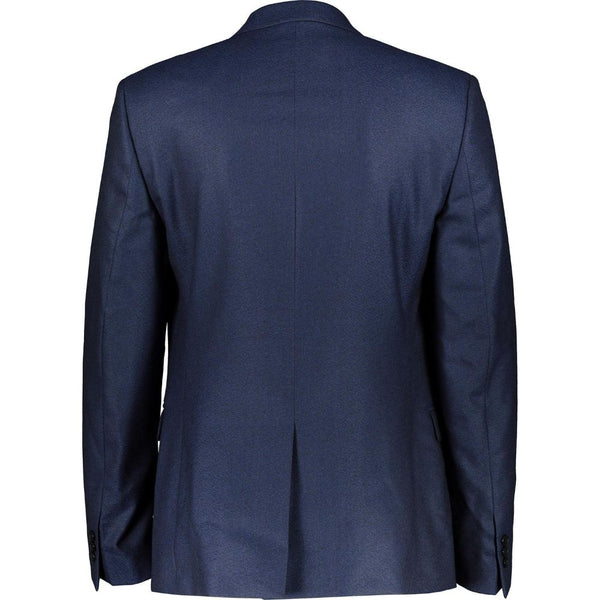 Versace Collection Navy Blue Slim Fit Wool Two Piece Suit