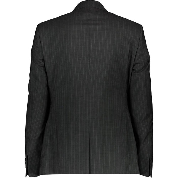 Versace Collection Grey Pinstripe Wool Two Piece Suit