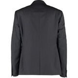 Versace Collection Charcoal Grey Slim Fit Wool Two Piece Suit