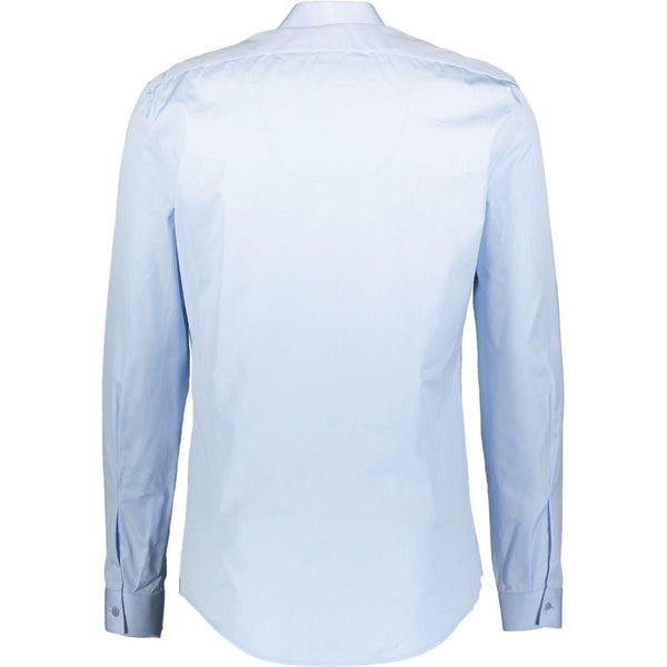 Balenciaga Sky Blue Slim Fit Long Sleeve Shirt