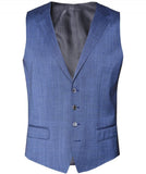 Hugo Boss Blue Slim Fit Italian Woven Three Piece Suit