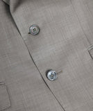 Hugo Boss Brown Slim Fit Italian Woven Three Piece Suit