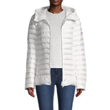 Peuterey Womens Lilys White Goose Down Hooded Lightweight Jacket
