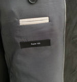Hugo Boss Men's The Rider Super 100s Virgin Wool Dark Grey Blazer Jacket