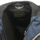 Versace Blue Lightweight Parka Coat Made in Italy