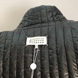 Maison Margiela Black Quilted Oversize Coat Made in Italy