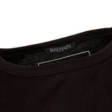 Balmain Black Dangerous Print Oversized Short Sleeve T-Shirt